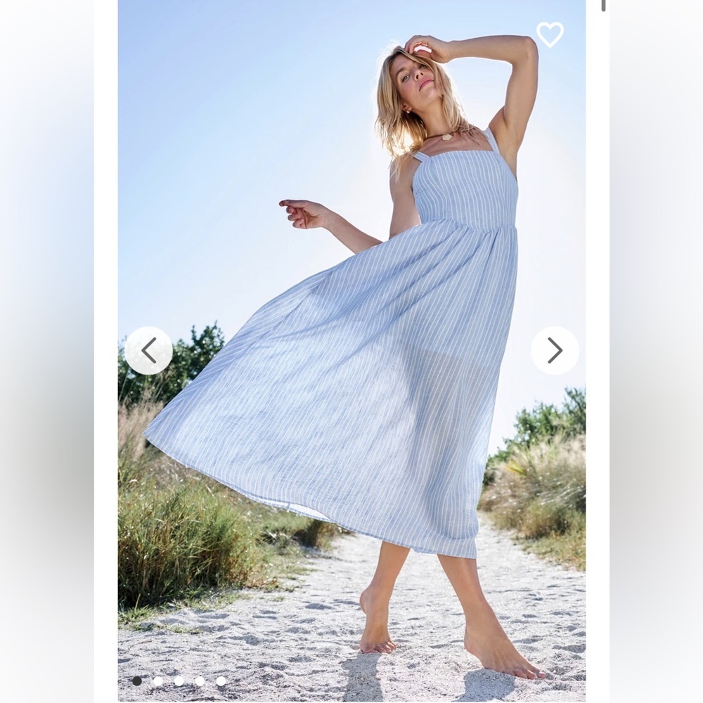 New with tags Altar’d State Maggie Stripe Maxi Dress - Picture 5 of 5